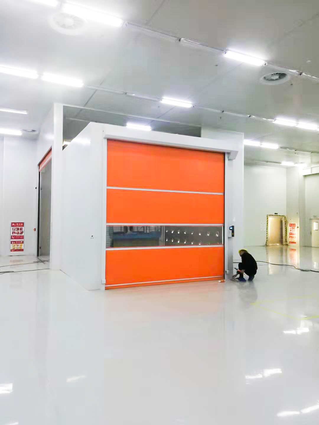 PVC High Speed Rolling Shutter Door