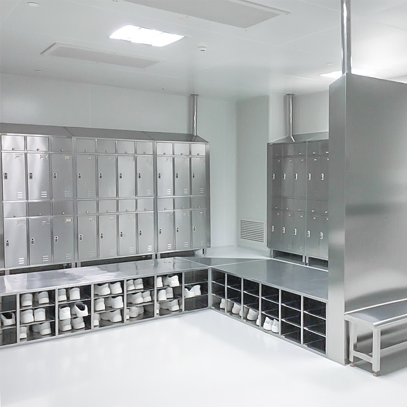 Stainless Steel Cleanroom Clothes Storage Cabinet